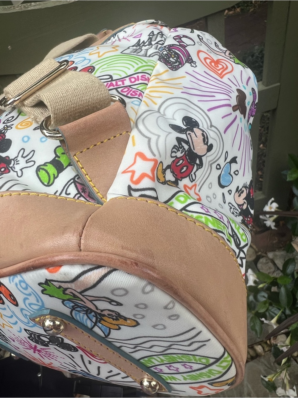 Dooney & Bourke Disney Sketch Drawstring Backpack Small - Picture 11 of 16